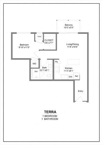 Floor Plan - Terra (BLDG II)