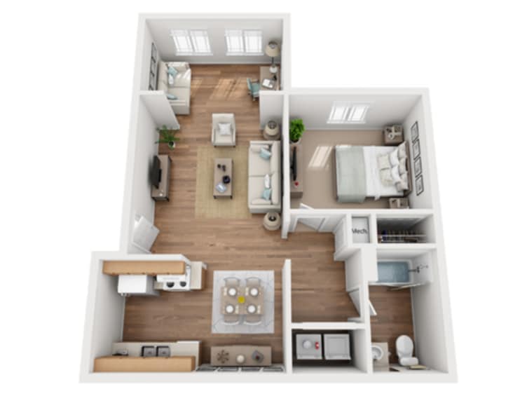Floor Plan - Brentwood with Sunroom