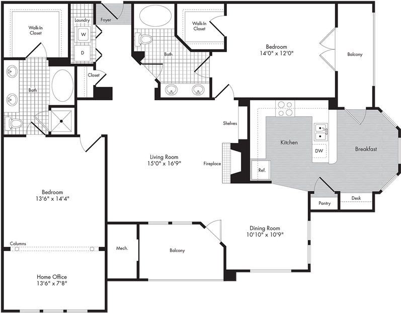 Floor Plan - The Opal