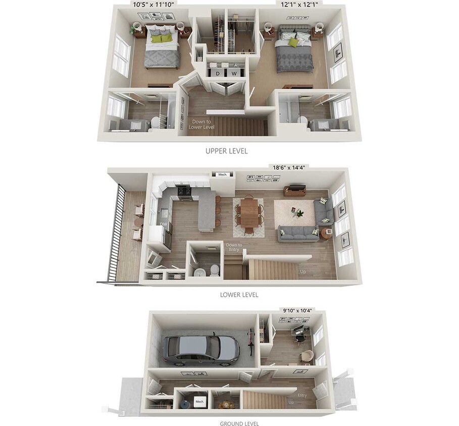 Floor Plan - B2T-1686