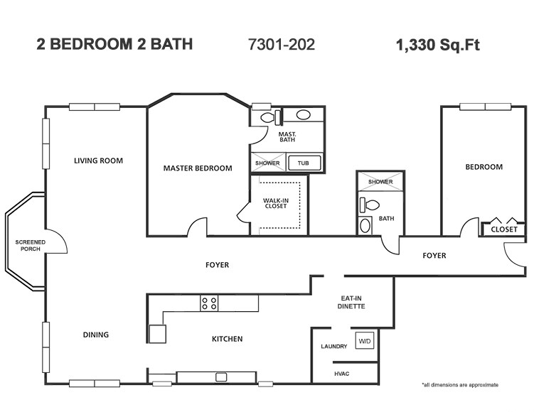 Floor Plan - 2BRB