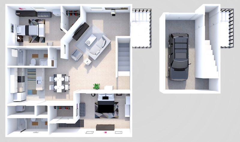 Floor Plan - Phase II - 2 Bed 2 Bath