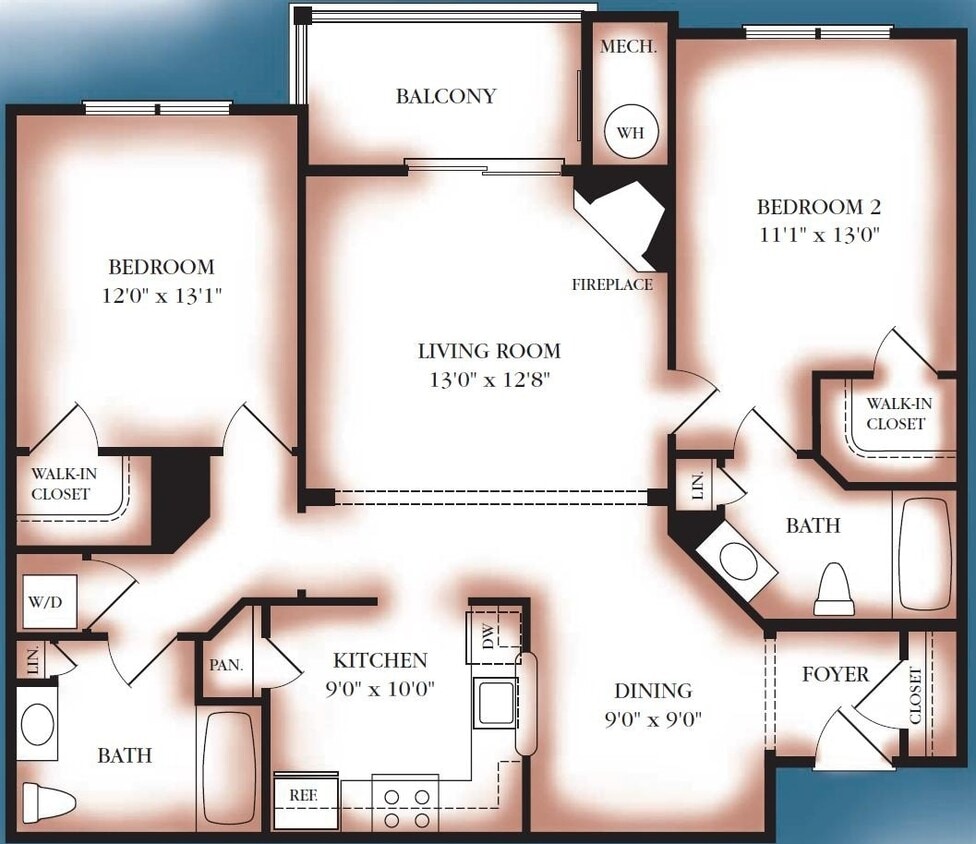 Floor Plan - The Brightwood - Renovated