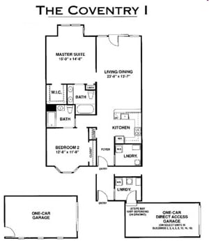 Floor Plan - Coventry I (Premium View)