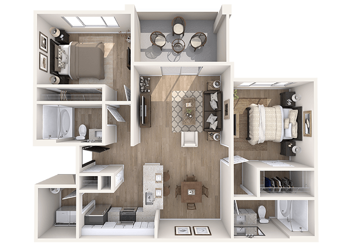 Floor Plan - Ocotillo Renovated 