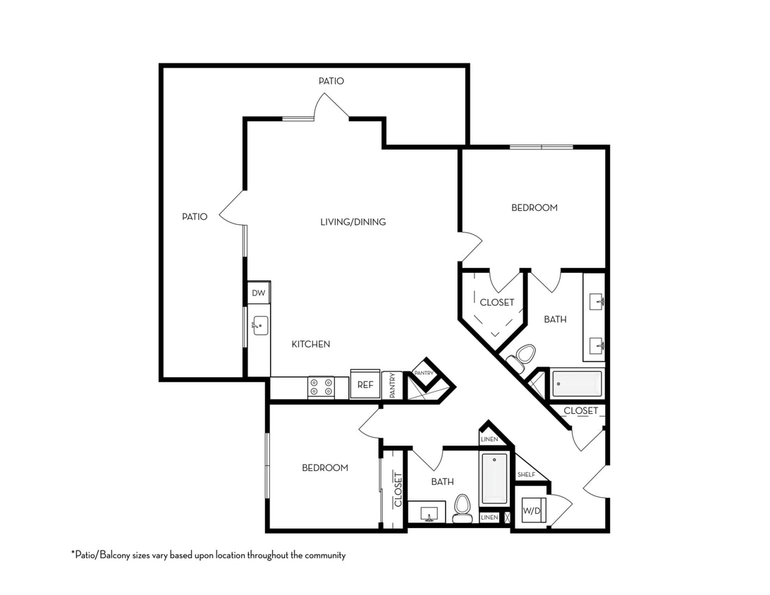 Floor Plan - 2x2f