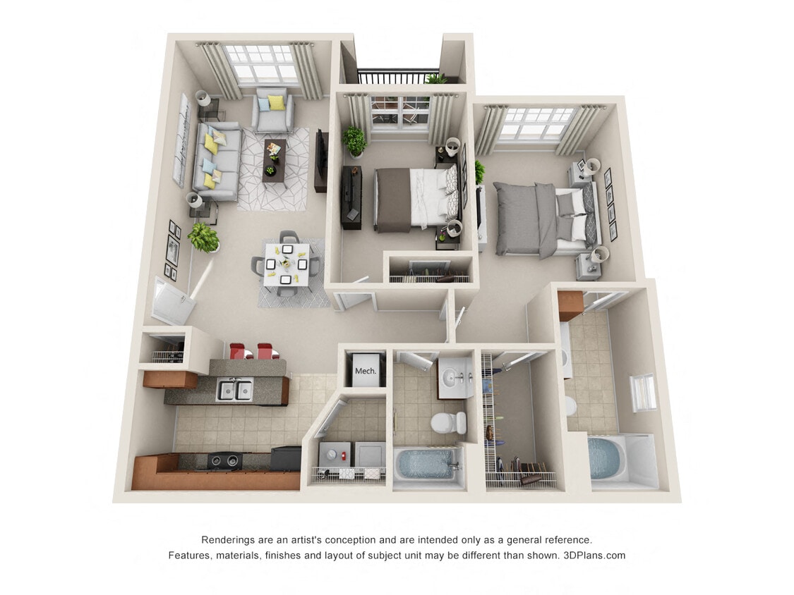 Floor Plan - Garden Style 1023