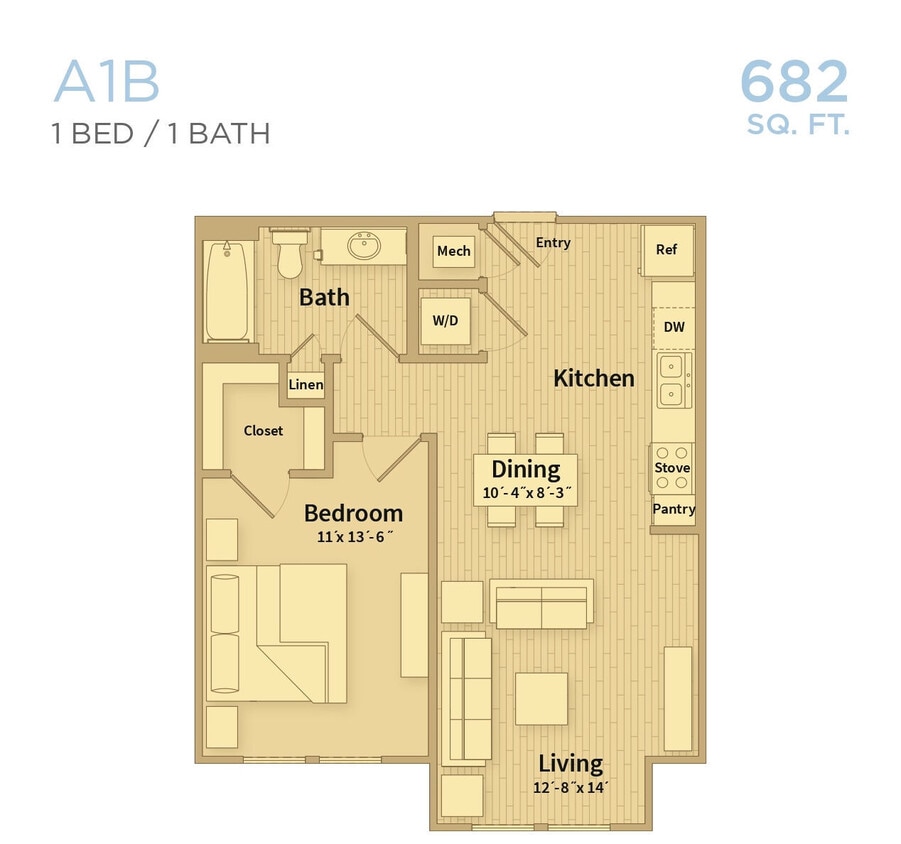 Floor Plan - A1B