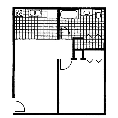 1BR/1BA - One Bedroom, 1 Bath