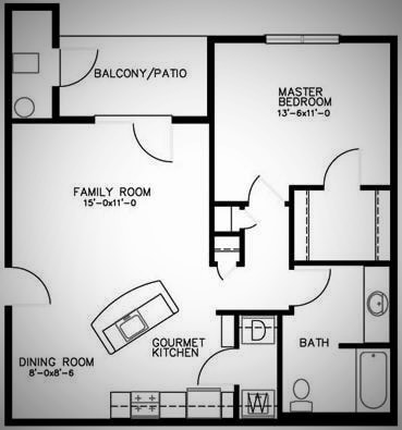 The Elizabeth 849 sf - The Elizabeth