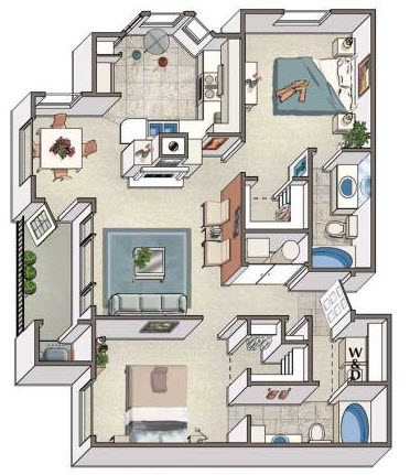 Floor Plan - Marseille