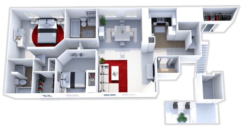 Floor Plan - The Holmes Penthouse