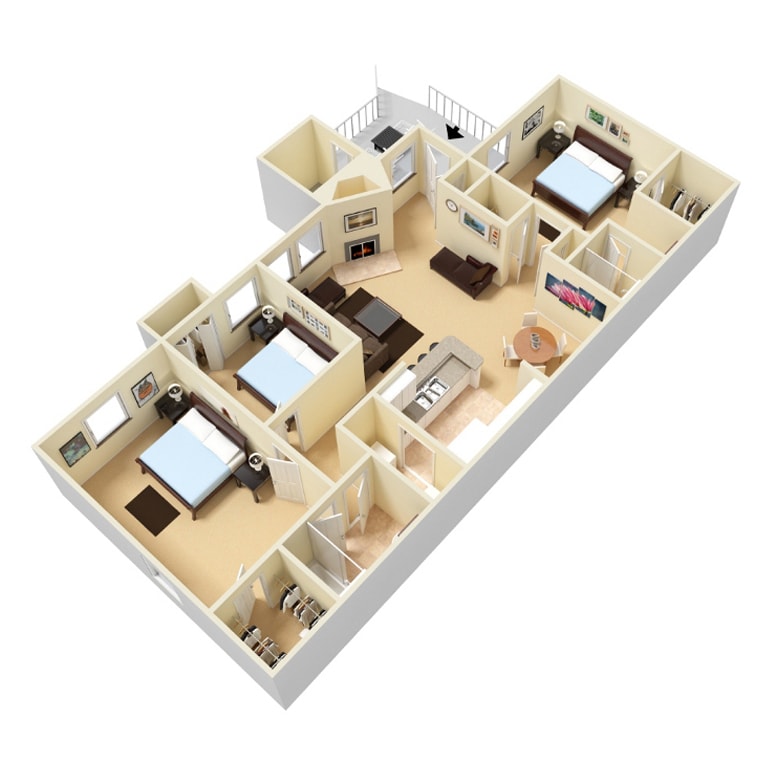 Floor Plan - The Hampton