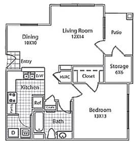 Floor Plan - 1C - Augusta