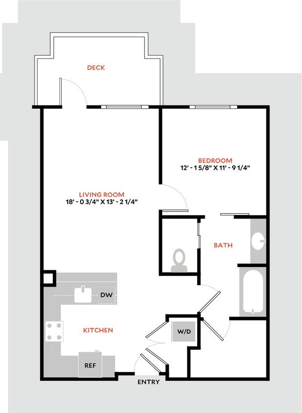 Floor Plan - Plan 1J