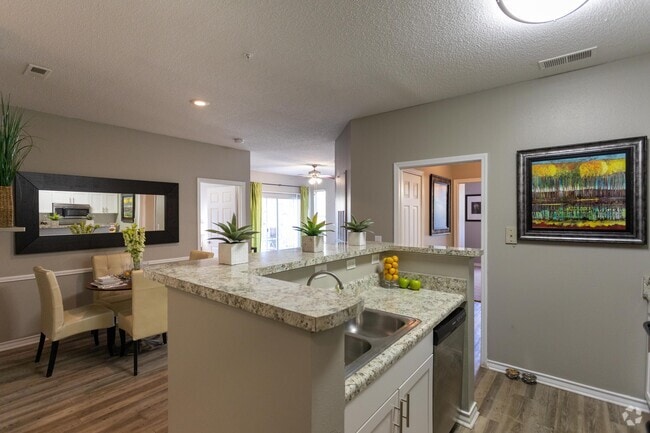 2BR, 2BA - Mooreland - 1150SF - Wyndchase Aspen Grove