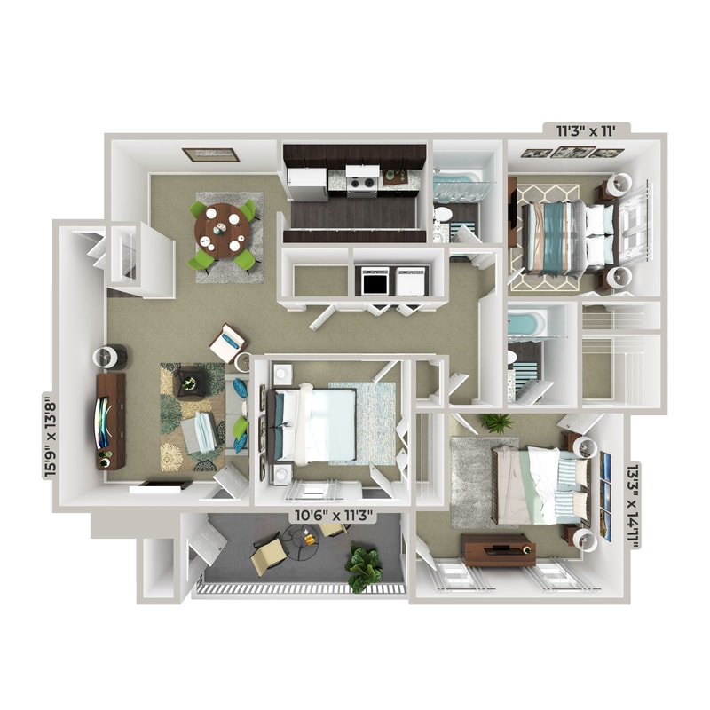 Floor Plan - C1 - Willow