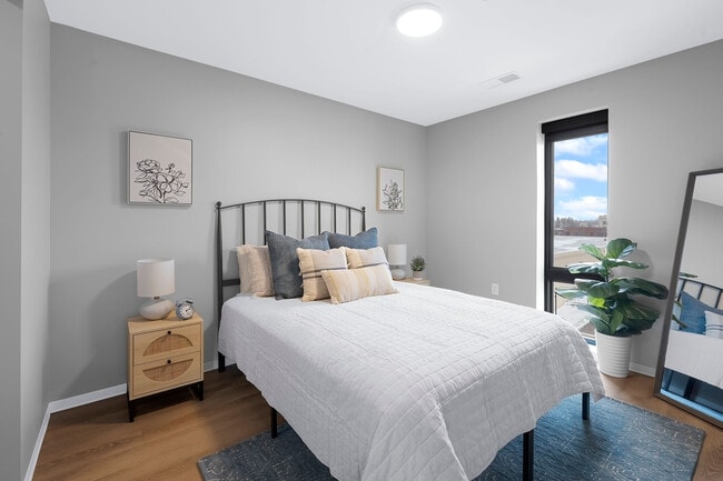 Furnished Bedroom in a 1 Bedroom Unit - North Side Yard