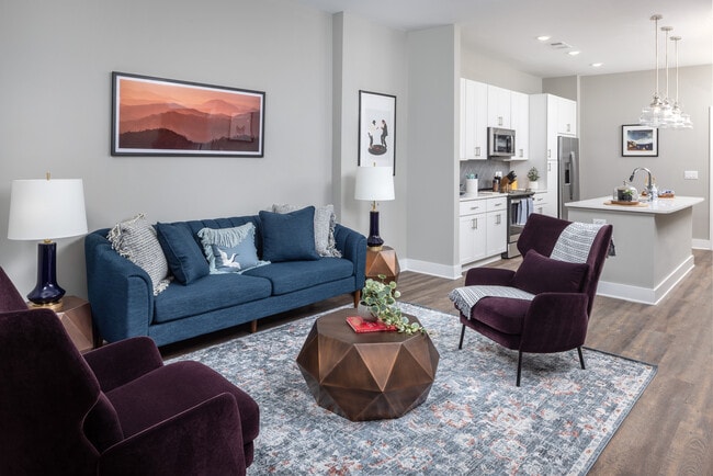 Scheme 1 - Living Area and Kitchen - Avalon Highland Creek