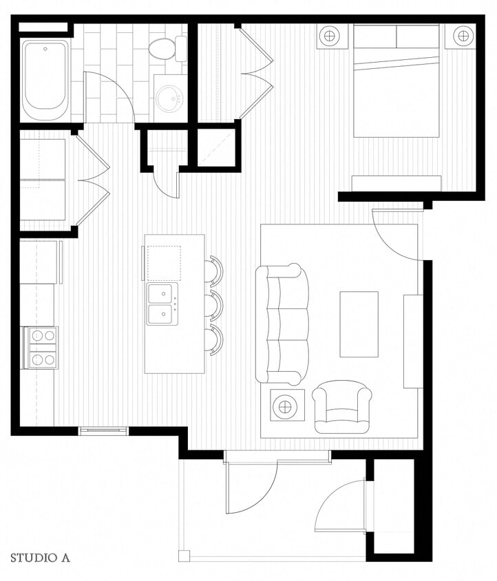 Floor Plan - Crest Studio B