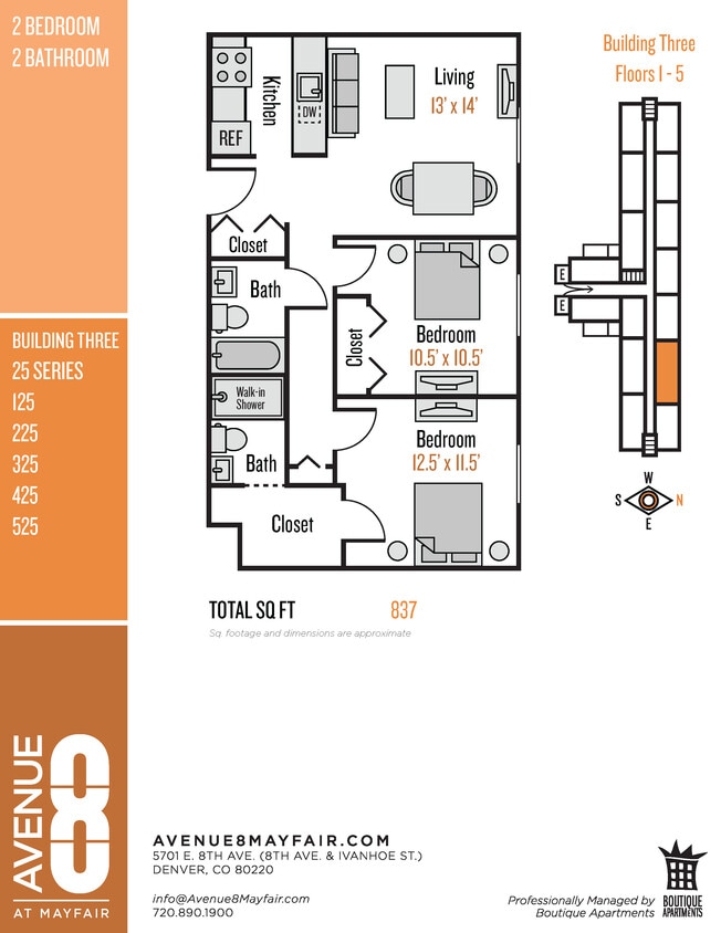 Floor Plan - 25 Series 2 Bedroom / 2 Bath