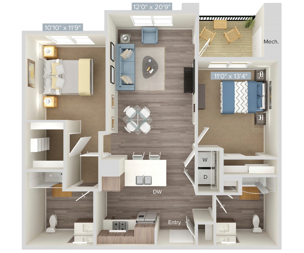 Floor Plan - B4-350-446