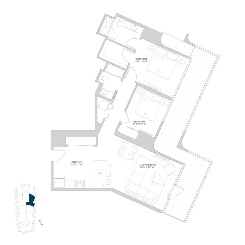Floor Plan - 100N_2b04a