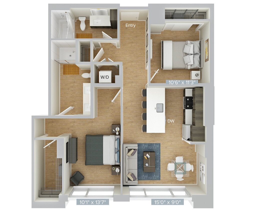Floor Plan - B3-1062