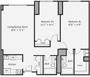 2BR/2BA - B2
