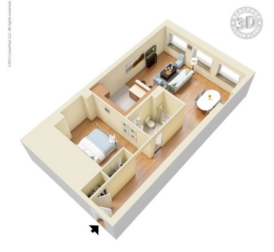 1G Floorplan - 1G