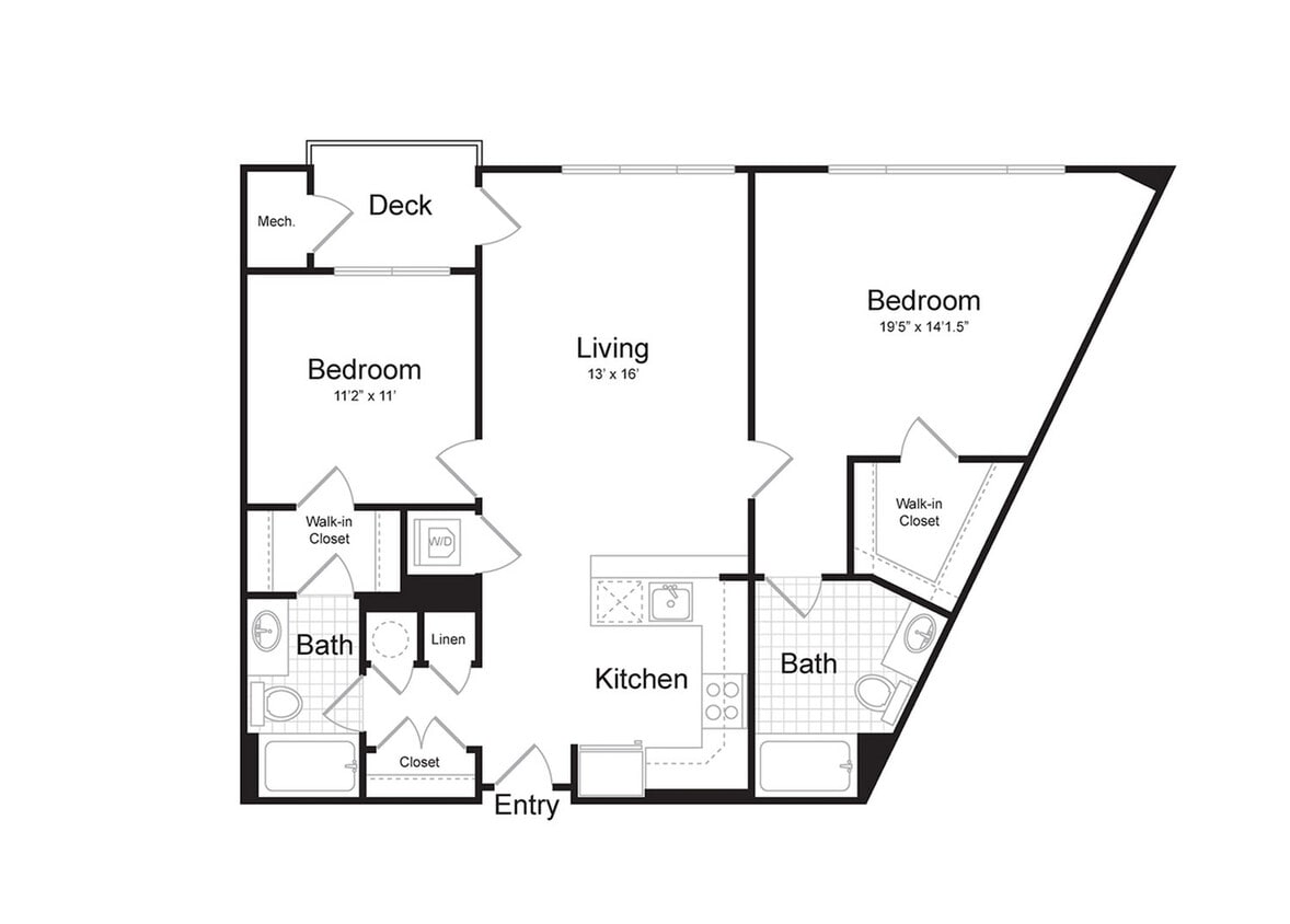 2-Bedroom 2-Bathroom | 1,147 sqft - 2-Bedroom 2-Bathroom | 1,147 sqft