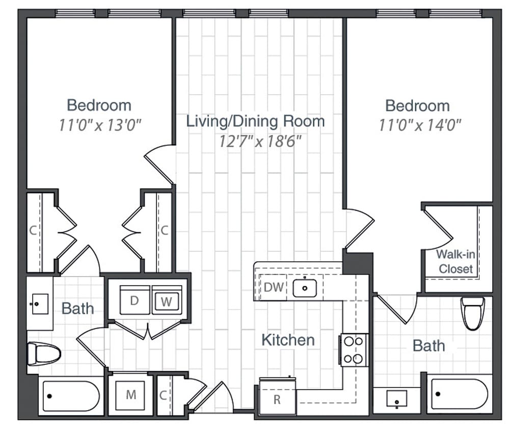 Floor Plan - B13-1116