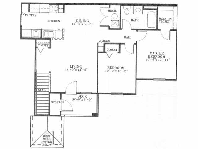 2BR/1BA - 2x1B