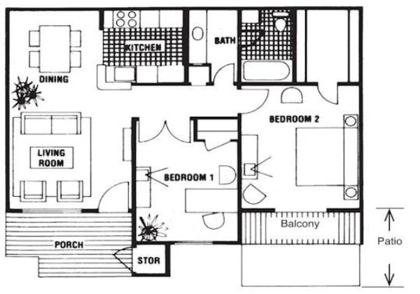 Floor Plan - 2A - Lexington