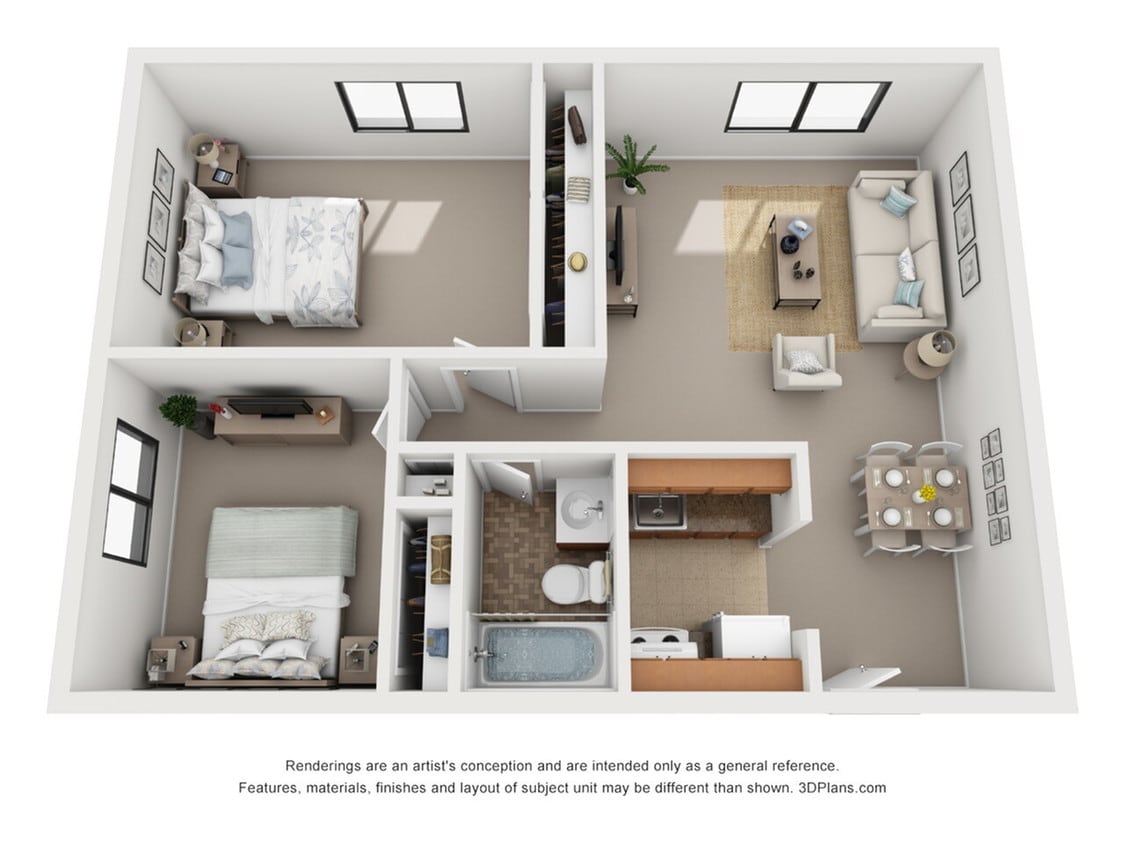Floor Plan - 2 Bedroom