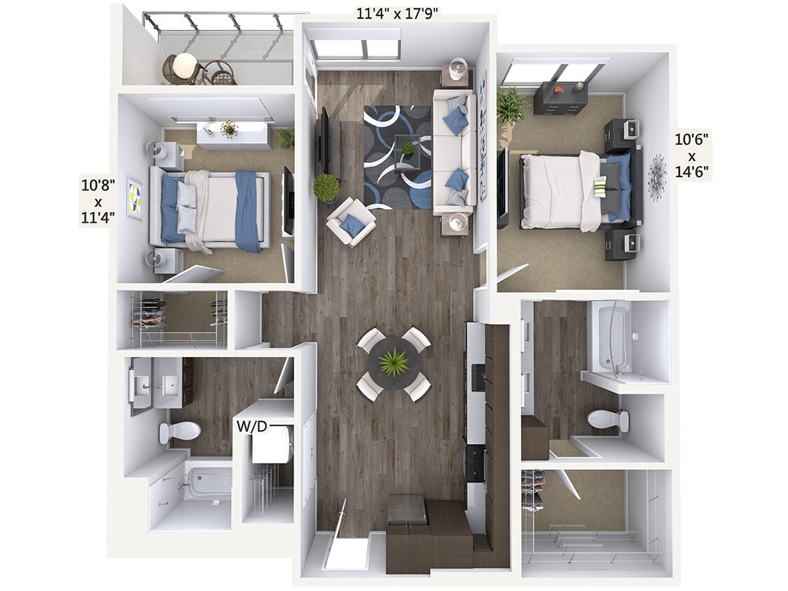 Floor Plan - B3-1078