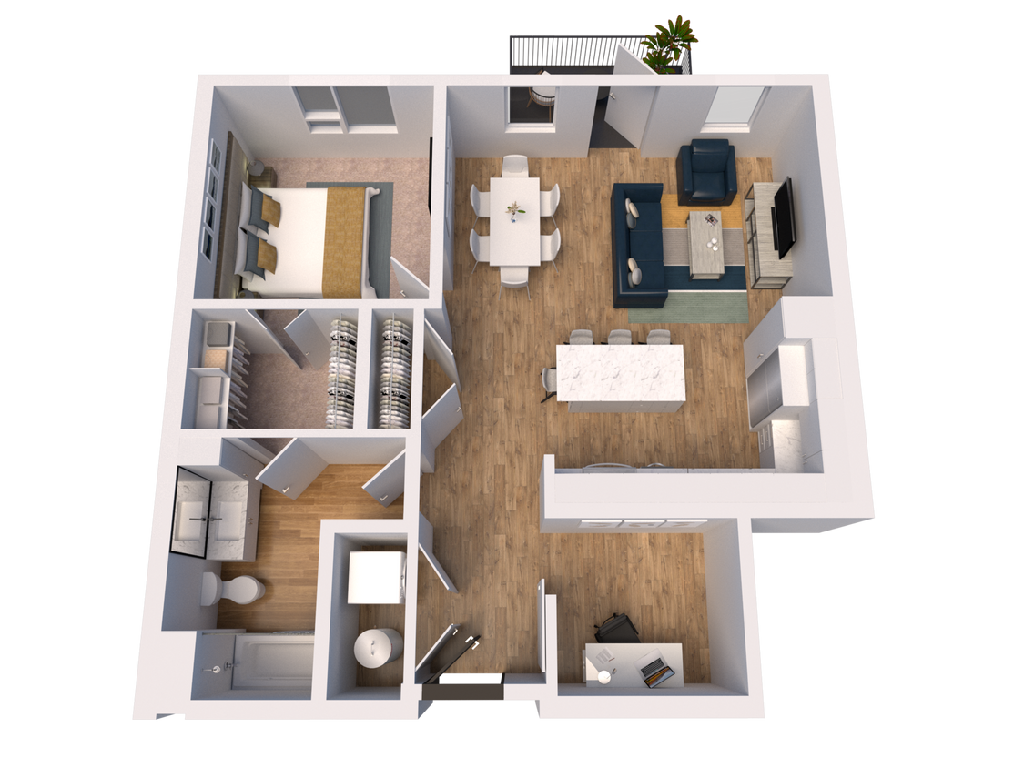 B6-Alt floor plan The James - B6-Alt