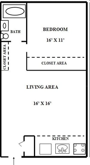 Efficiency - 1 Bedroom