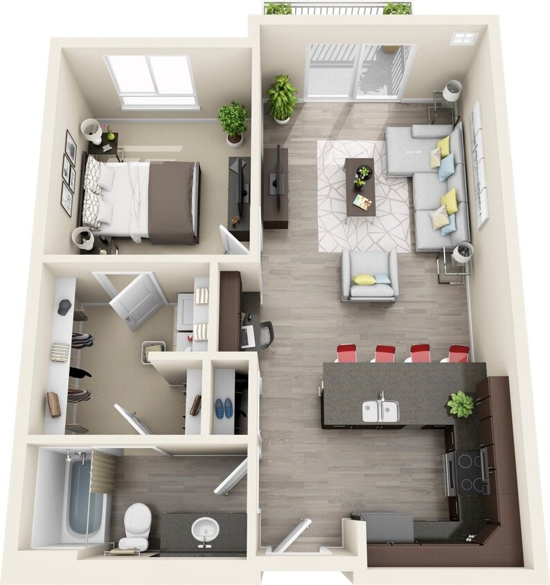 Floor Plan - Meadow (1A)