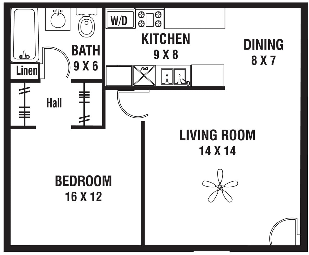 Floor Plan - Cypress (No Patio)