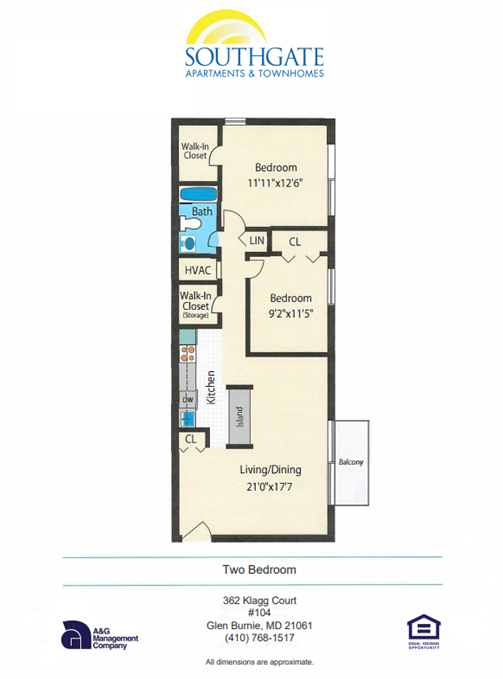 SG - 2B1B - 2BED/1BATH SG1