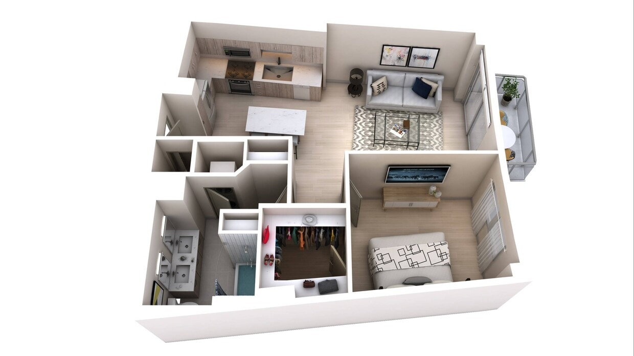 One Bedroom One Bath (827) - One Bedroom One Bath (827)