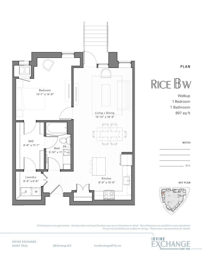 Rice Bw - Walkup floor plan Irvine Exchange - Rice Bw - Walkup