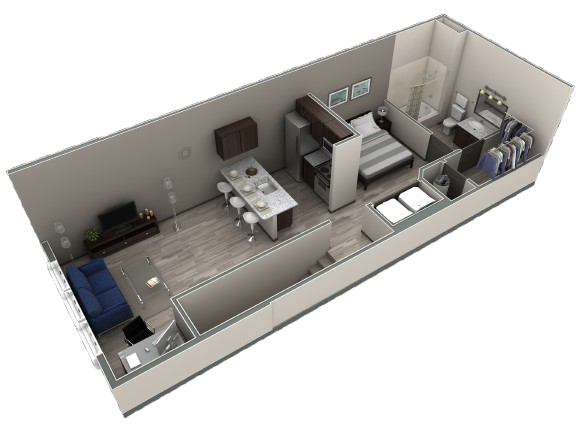 Floor Plan - Studio Grand Courtyard