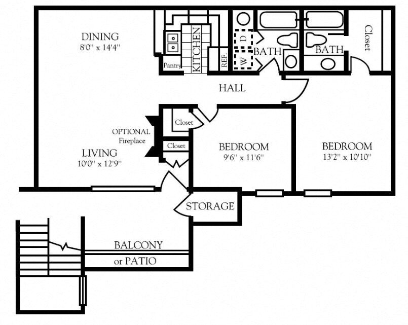 Floor Plan - B1 - Village Green