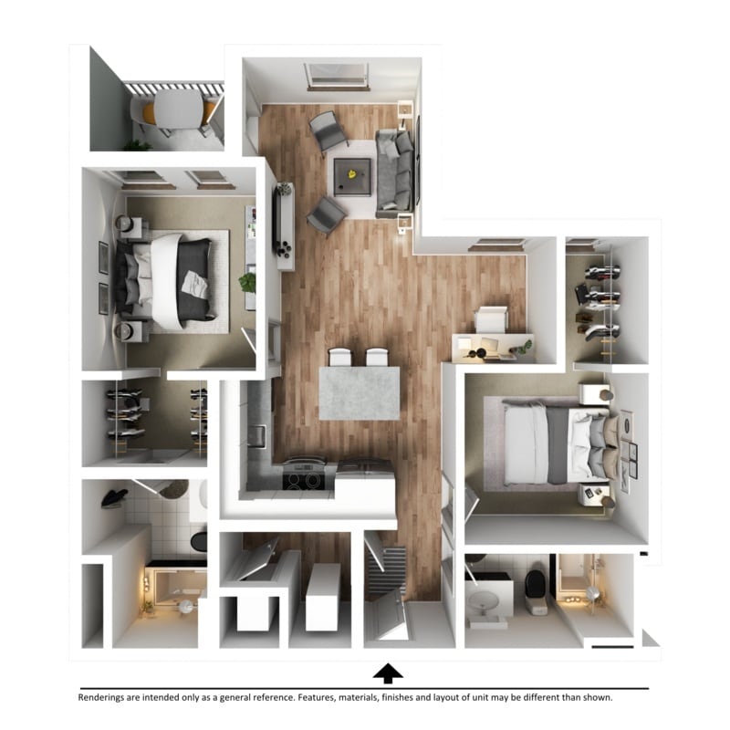 Floor Plan - Luxury Apartment - Magellan