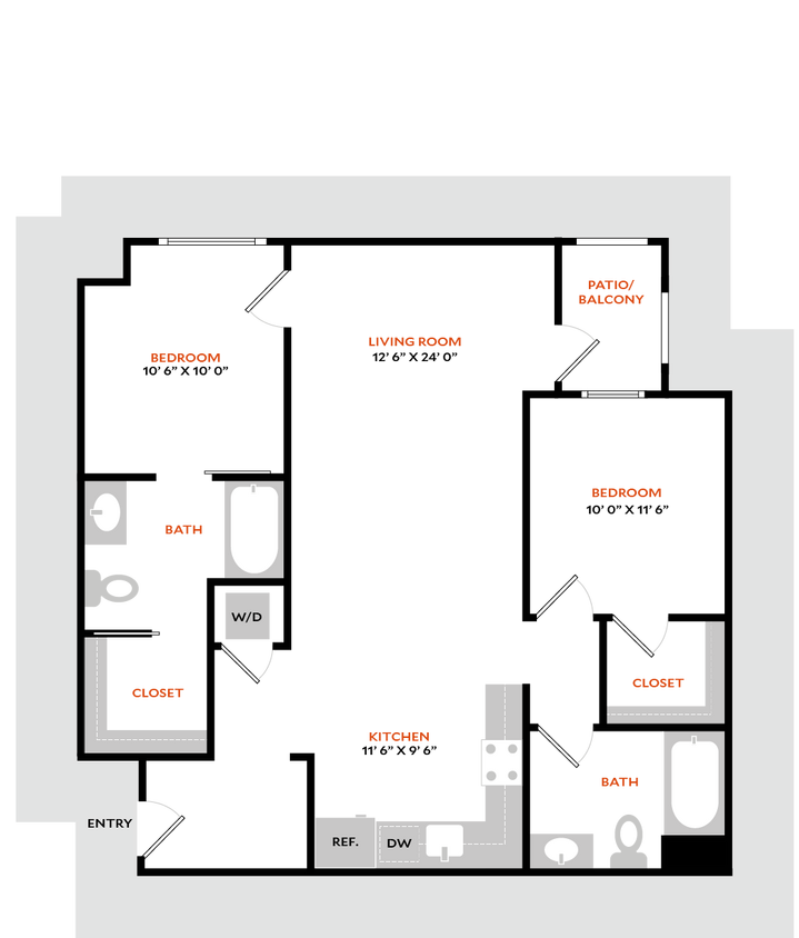 Floor Plan - Plan 2G