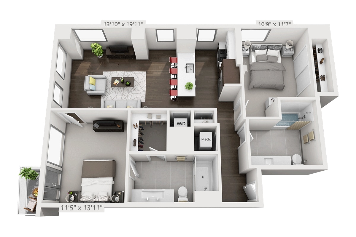 Floor Plan - B2A
