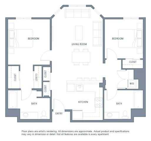 Floor Plan - 1139 2B2B