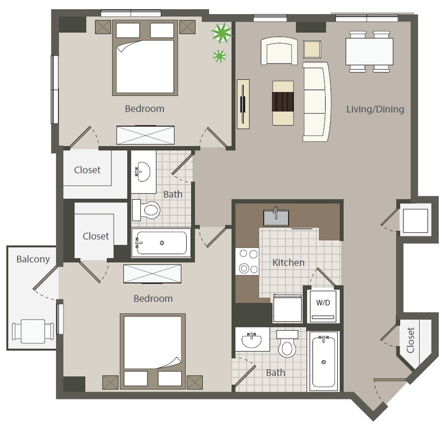 Floor Plan - 2PH1